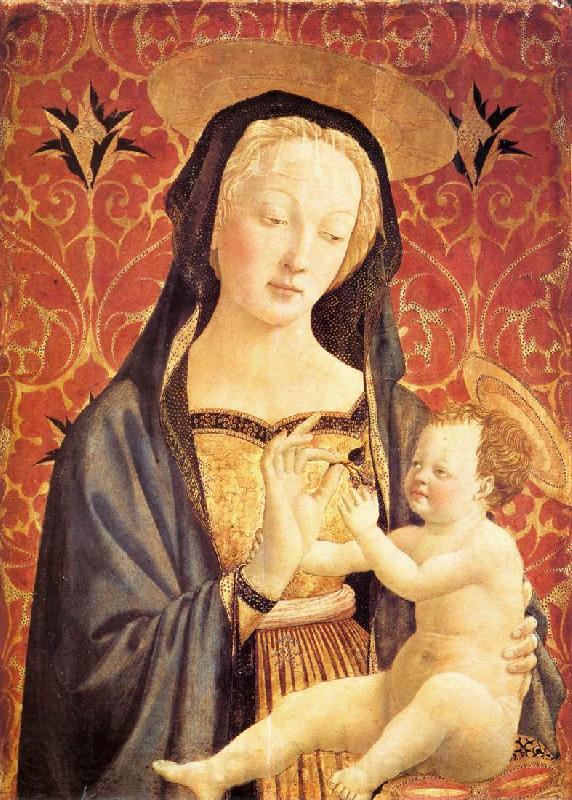 DOMENICO VENEZIANO Madonna and Child drre Spain oil painting art